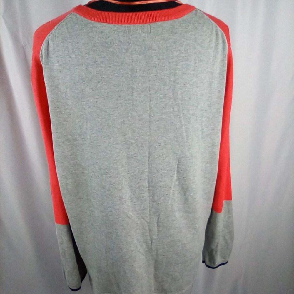 Crown & Ivy Women's Color Block Sweater With Wolv… - image 2